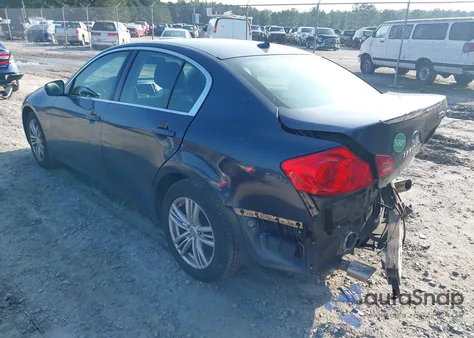 2013 Infiniti G37X from USA, damaged, VIN JN1CV6AR1DM756887